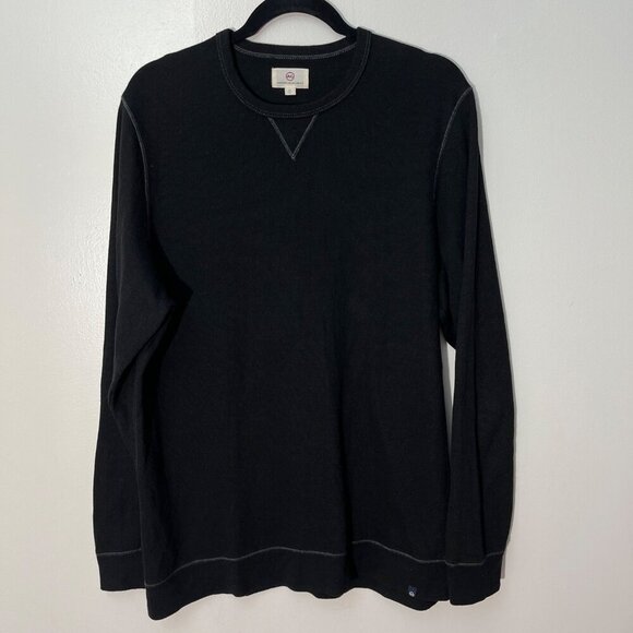 Adriano Goldschmied‎ Black Crewneck Long Sleeve Sweater XL - Picture 1 of 6
